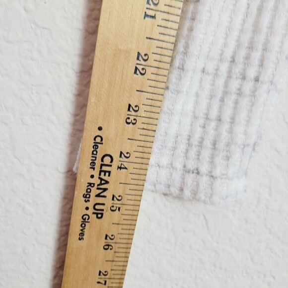 Nine Britton Sz Small Duster Cardigan Off White Full Button Up Ultra Soft EUC - Picture 8 of 10